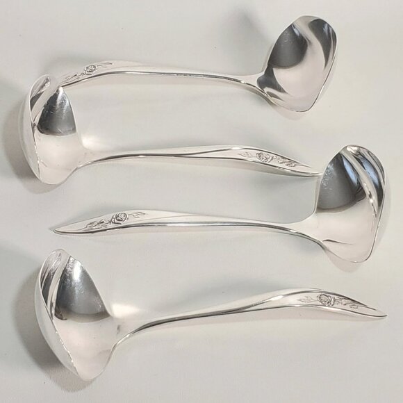 Oneida Morning Rose Soup - Sauce Ladle (4 available) - Picture 7 of 11